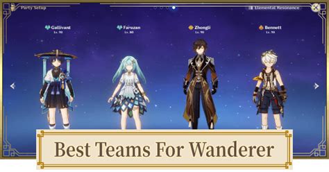 scaramouche anemo|Wanderer (Scaramouche) Best Build and Teams